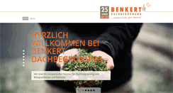 Desktop Screenshot of benkert-dachbegruenung.de