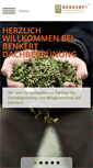 Mobile Screenshot of benkert-dachbegruenung.de